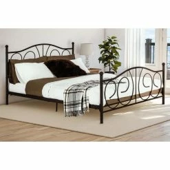 Cheapest 👍 Full/Double DHP Victoria Metal Bed ✔️ -Beds Shop detailAMW941