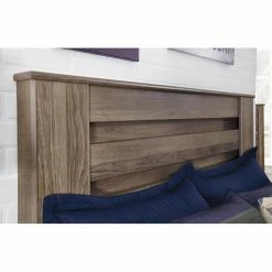 New 🤩 King Signature Design By Ashley Zelen Poster Bed ❤️ -Beds Shop detailASHY2186