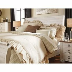 Deals 👍 King Signature Design By Ashley Willowton Sleigh Bed 👏 -Beds Shop detailASHY2794