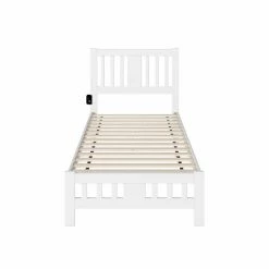 New 🔔 Full/Double Atlantic Furniture Tahoe Complete Platform Bed 🌟 -Beds Shop detailATF929
