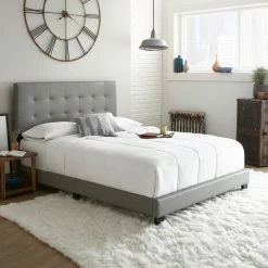 Best Sale 🥰 Queen Pure Posture Brayden Platform Bed 😍 -Beds Shop detailBSS428
