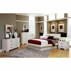 Budget 🌟 California King Coaster Furniture Jessica Platform Bed 👏 -Beds Shop detailCOA3330