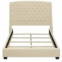 Deals 😀 California King Coaster Furniture Pissarro Upholstered Panel Bed 👏 -Beds Shop detailCOA4959
