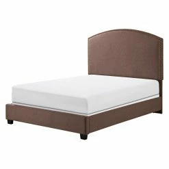 Discount 🎉 Full/Double Crosley Cassie Curved Upholstered Low Profile Bed ✔️ -Beds Shop detailCRY919