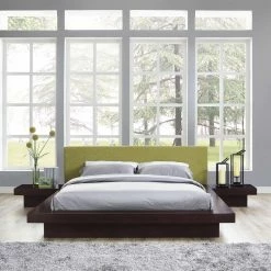 Budget 🎁 Modway Freja Platform Bed With Nightstands - Queen 😉 -Beds Shop detailEEI1460