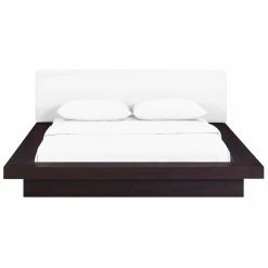 Cheap 🌟 Modway Freja Faux Leather Platform Bed - Queen ✔️ -Beds Shop detailEEI1462