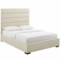 Brand new π Modway Genevieve Upholstered Platform Bed - Queen π 8 Brand new π Modway Genevieve Upholstered Platform Bed - Queen π -Beds Shop detailEEI2400