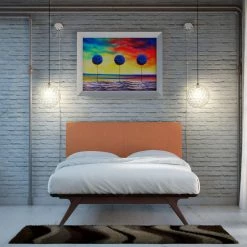 Deals 🎁 Queen Modway Tracy Upholstered Platform Bed 👍 -Beds Shop detailEEI745