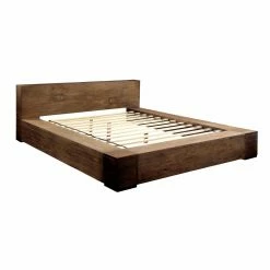 Promo 😉 California King Furniture Of America Oberon Low Profile Bed 🔔 -Beds Shop detailENLB2938