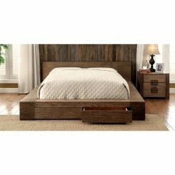 Cheapest ✔️ California King Furniture Of America Titania Platform Storage Bed 😀 -Beds Shop detailENLB2954