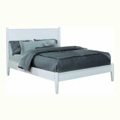 Coupon 😉 California King Furniture Of America Stewart I Mid-Century Modern Wooden Flat Panel Platform Bed ⭐ -Beds Shop detailENLB3113