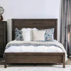 Brand new 🎉 King HN Home Auburn Modern Farmhouse Rustic Panel Bed 💯 -Beds Shop detailENLB4483