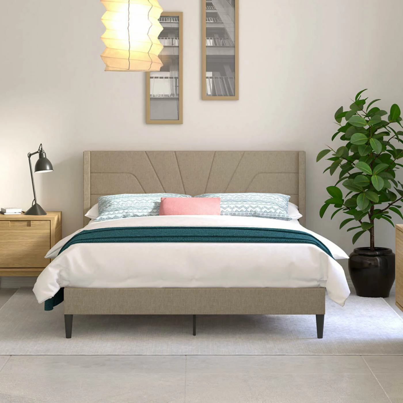 Discount π€© Queen RST Brands Lindon Modern Bed In A Box π 5 Discount π€© Queen RST Brands Lindon Modern Bed In A Box π - Image 3