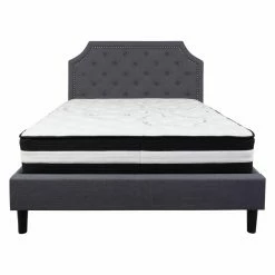 Top 10 π King Flash Furniture Brighton Tufted Upholstered Platform Bed With Pocket Spring Mattress π₯ 14 Top 10 π King Flash Furniture Brighton Tufted Upholstered Platform Bed With Pocket Spring Mattress π₯ -Beds Shop detailFLSH2091
