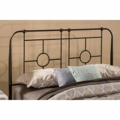 Promo ✔️ Hillsdale Furniture King Hillsdale Trenton Metal Bed ✔️ -Beds Shop detailHL4579