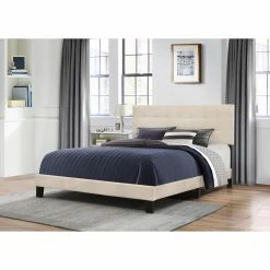 Hot Sale 😀 Hillsdale Furniture Full/Double Hillsdale Delaney Upholstered Low Profile Bed ❤️ -Beds Shop detailHL4701