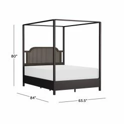 Top 10 🔔 King Hillsdale Furniture Melanie Canopy Bed 🤩 -Beds Shop detailHL5442