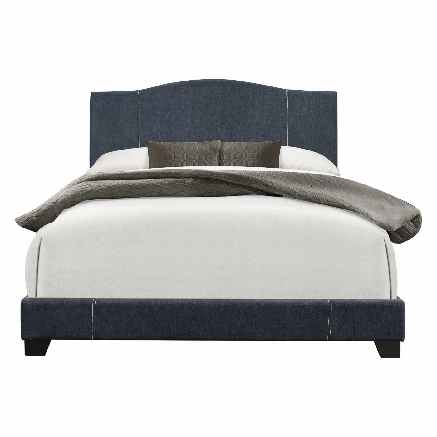 New π₯ Queen Right2Home All-In-One Modified Camel Back Upholstered Platform Bed π 5 New π₯ Queen Right2Home All-In-One Modified Camel Back Upholstered Platform Bed π - Image 3