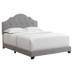 Deals ❤️ King HomeFare Upholstered Camelback Low Profile Bed ❤️ 14 Deals ❤️ King HomeFare Upholstered Camelback Low Profile Bed ❤️ -Beds Shop detailHOMM2176