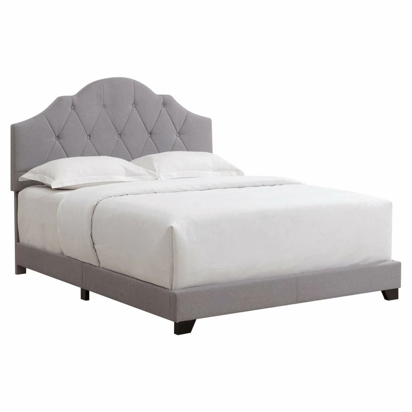 Deals ❤️ King HomeFare Upholstered Camelback Low Profile Bed ❤️ 5 Deals ❤️ King HomeFare Upholstered Camelback Low Profile Bed ❤️ - Image 3