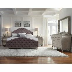 Coupon ❤️ California King Pulaski Rhianna Upholstered Bed ⌛ -Beds Shop detailHOMM839