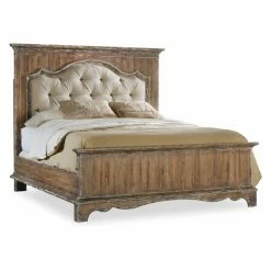 New 💯 California King Hooker Furniture Chatelet Upholstered Mantle Panel Bed ❤️ -Beds Shop detailHOOK4294