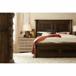Discount ❤️ California King Hooker Furniture Hill Country Woodcreek Low Profile Mansion Bed 😀 -Beds Shop detailHOOK5559