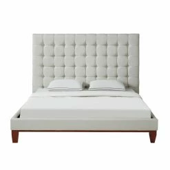 Best deal π€© Queen Inspired Home Scott Linen Upholstered Platform Bed π 13 Best deal π€© Queen Inspired Home Scott Linen Upholstered Platform Bed π -Beds Shop detailINSP068