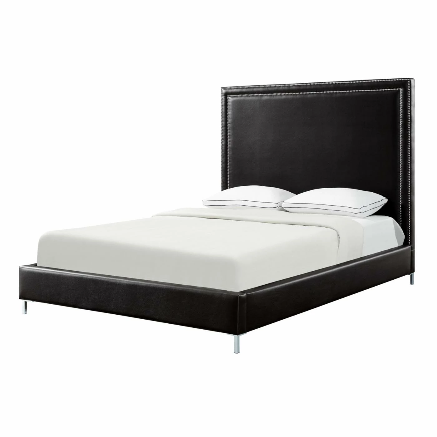 Flash Sale π₯ King Inspired Home Reese Faux Leather Platform Bed π 5 Flash Sale π₯ King Inspired Home Reese Faux Leather Platform Bed π - Image 3