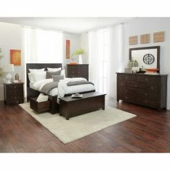 Brand new 🌟 Queen Jofran Kona Grove Panel Storage Bed 🎁 -Beds Shop detailJSI1466