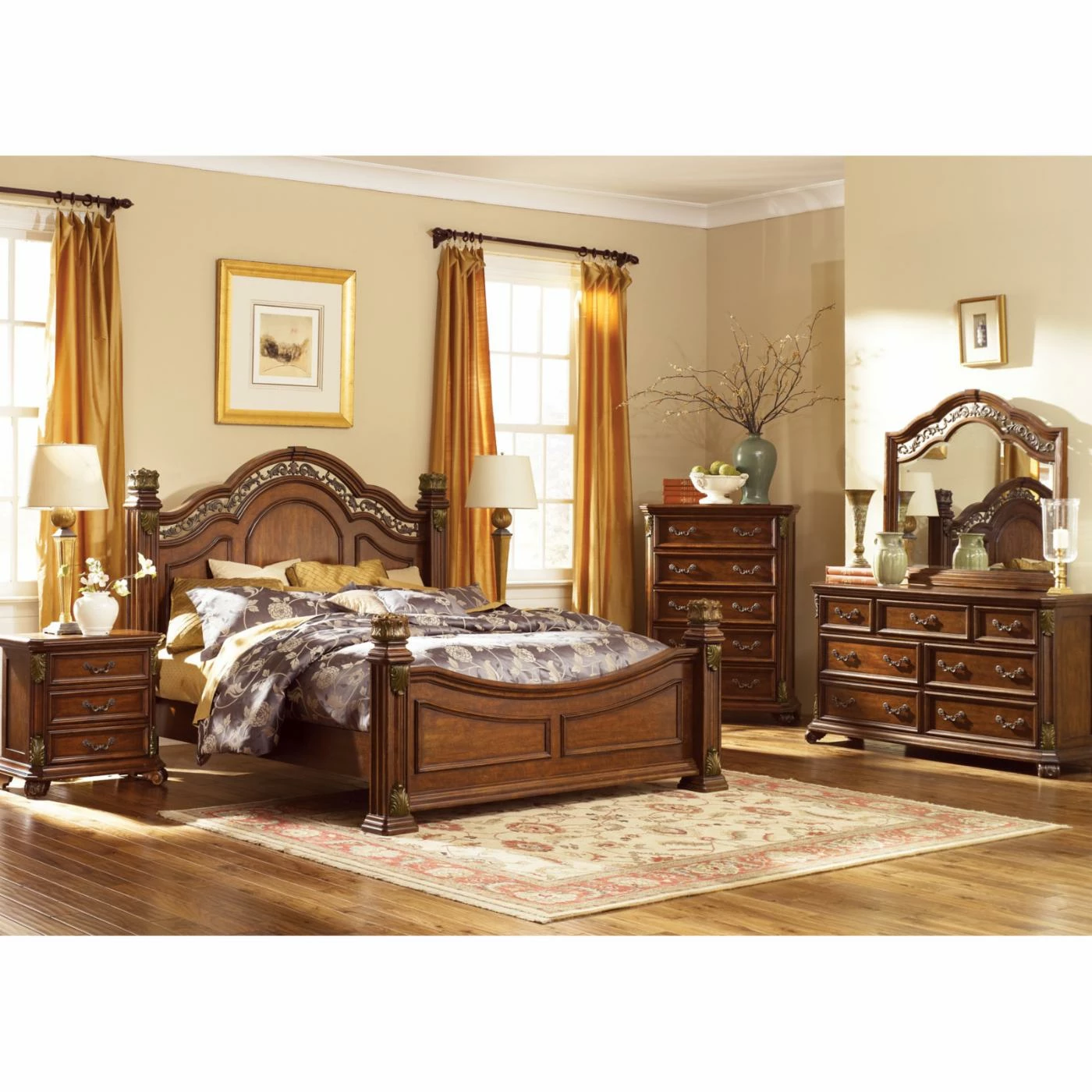 Cheap π Liberty Furniture Industries King Liberty Furniture Messina Estates Mansion Poster Bed π₯° 5 Cheap π Liberty Furniture Industries King Liberty Furniture Messina Estates Mansion Poster Bed π₯° - Image 3