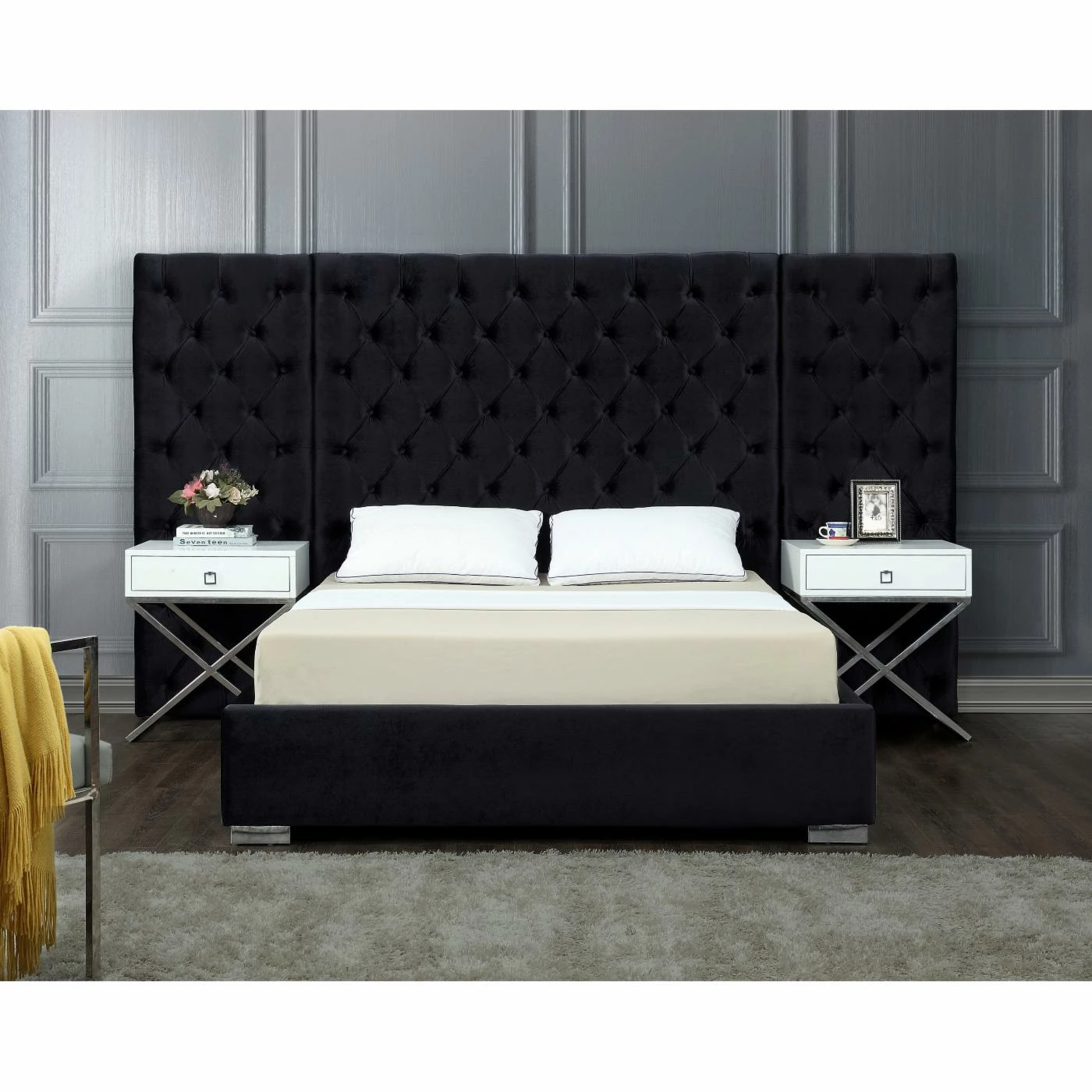 Best reviews of π King Meridian Furniture Inc Grande Tufted Low Profile Bed β 5 Best reviews of π King Meridian Furniture Inc Grande Tufted Low Profile Bed β - Image 3