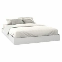 Coupon 👏 Queen Nexera Celebri-T Plank Effect Platform Bed 👍 -Beds Shop detailMFI711