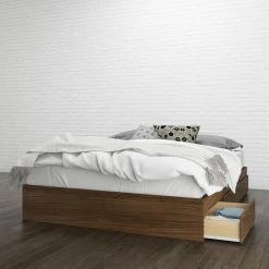 Hot Sale 😀 Queen Nexera Cartel 3-Drawer Storage Bed 😍 -Beds Shop detailMFI736