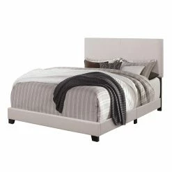Best deal ✨ Queen Milton Greens Stars Shelby Linen Low Profile Bed 🎉 -Beds Shop detailMILT386