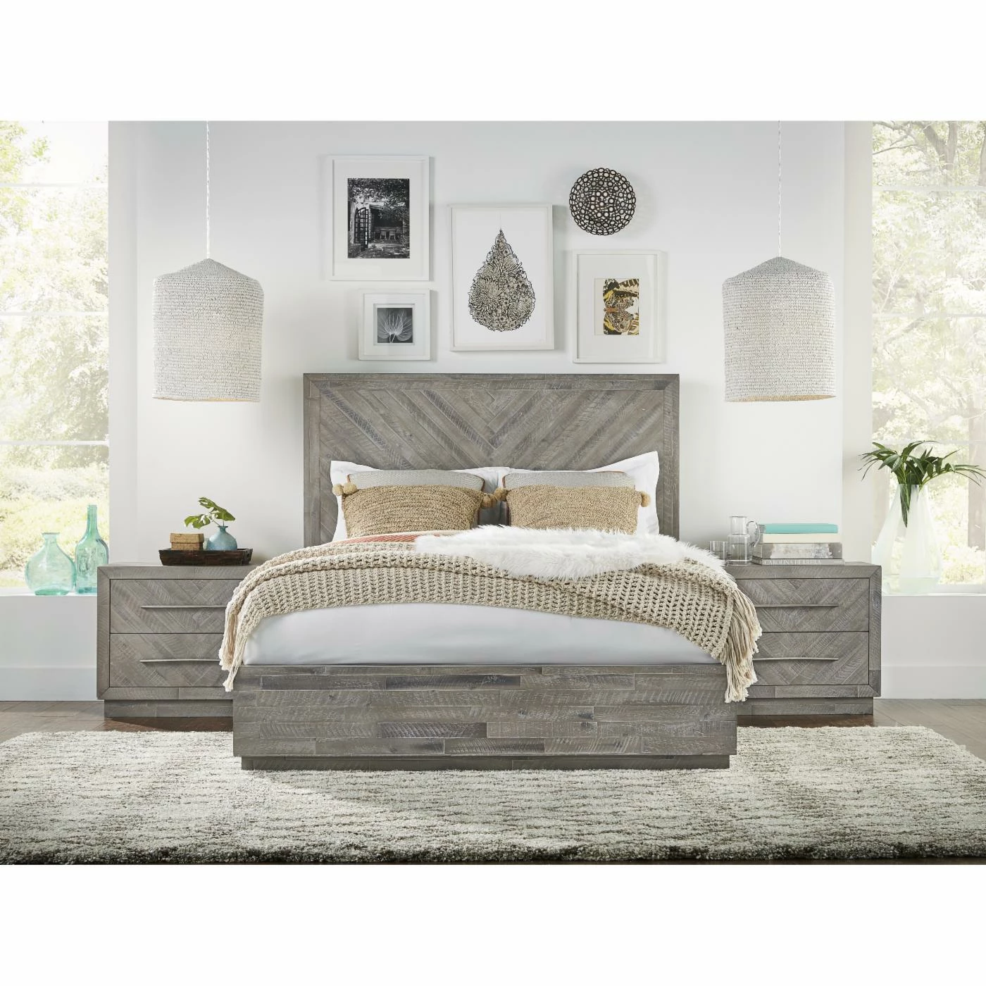 Outlet π₯ California King Modus Alexandra Solid Wood Platform Bed π 5 Outlet π₯ California King Modus Alexandra Solid Wood Platform Bed π - Image 3