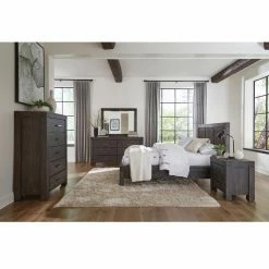 Outlet 👍 California King Modus Meadow Full-Size Solid Wood Platform Bed 🎁 -Beds Shop detailMOD1168