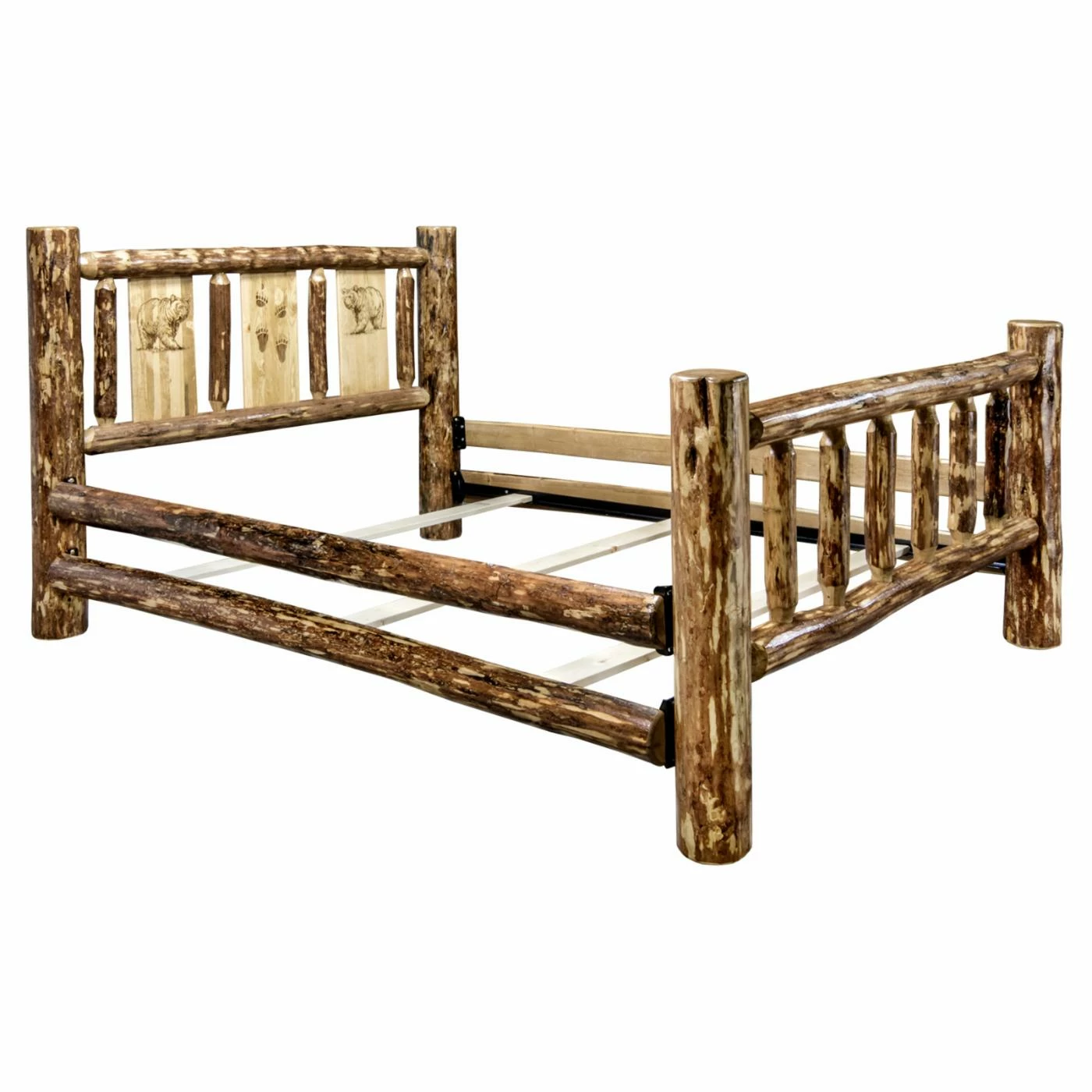 Buy π California King Montana Woodworks Glacier Country Collection Bed With Laser Engraved Design π 4 Buy π California King Montana Woodworks Glacier Country Collection Bed With Laser Engraved Design π - Image 2