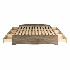 Brand new 🛒 King Prepac Mates Storage Platform Bed 😀 -Beds Shop detailPRM457