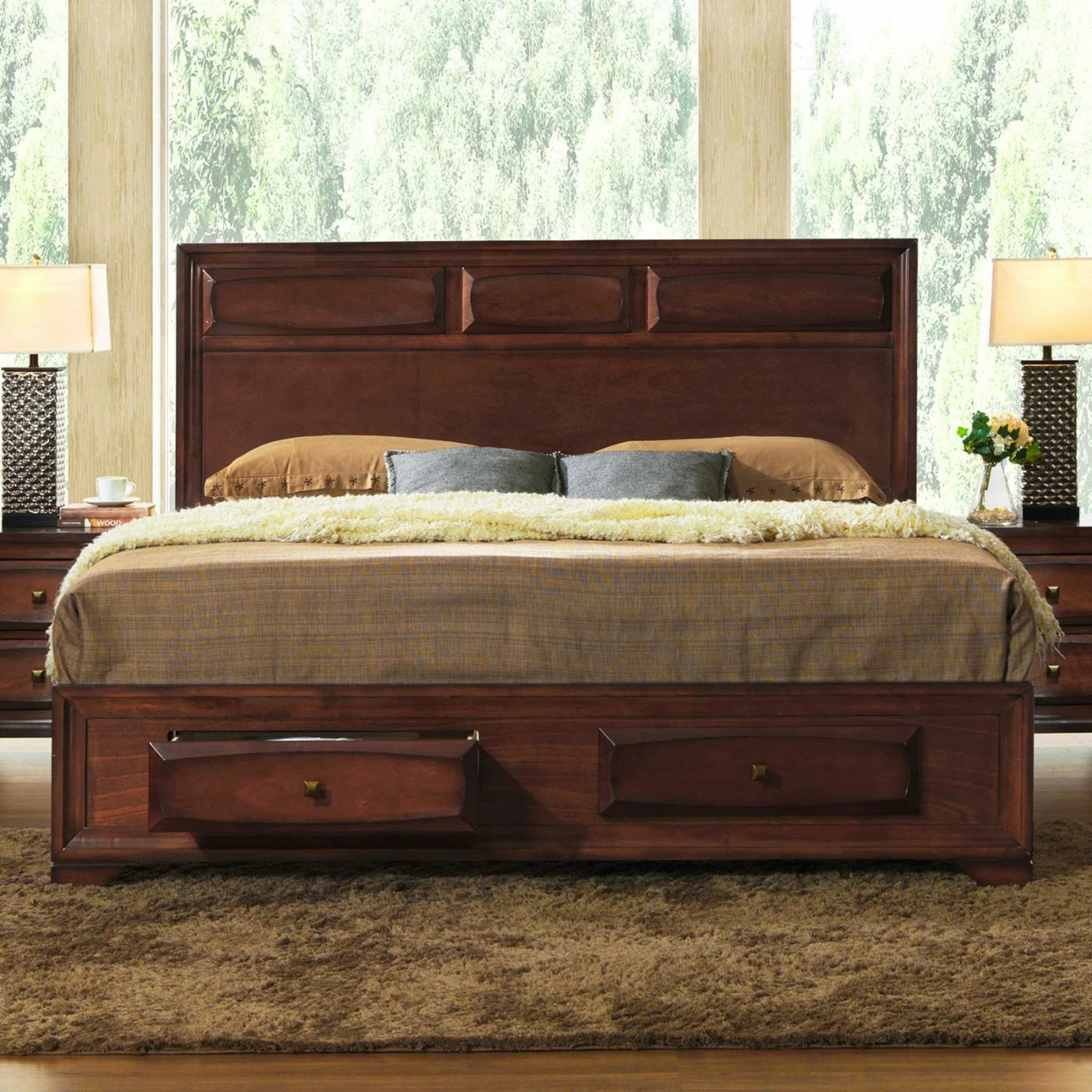 Outlet β King Roundhill Furniture Oakland Storage Platform Bed π 5 Outlet β King Roundhill Furniture Oakland Storage Platform Bed π - Image 3