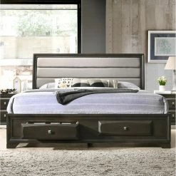 Coupon 🎁 Queen Roundhill Furniture Asger Upholstered Storage Platform Bed 🔥 -Beds Shop detailROUN428
