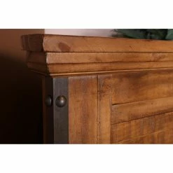 Hot Sale ✨ King Sunset Trading Rustic City Panel Bed With Storage Drawers 😍 -Beds Shop detailSET936