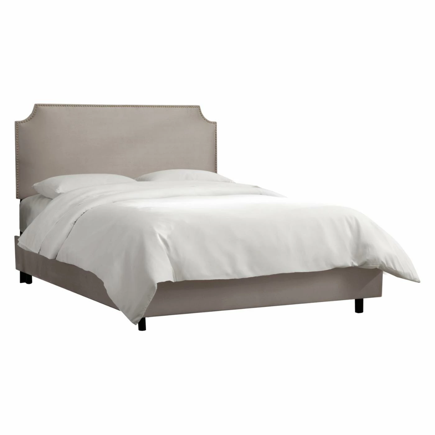 Discount π Skyline Furniture California King Skyline Notched Nailhead Upholstered Bed β€οΈ 5 Discount π Skyline Furniture California King Skyline Notched Nailhead Upholstered Bed β€οΈ - Image 3