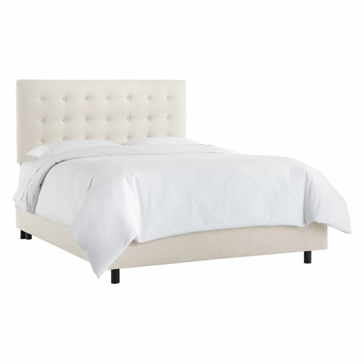 Promo π₯° Skyline Furniture California King Skyline Button Tufted Upholstered Panel Bed π 5 Promo π₯° Skyline Furniture California King Skyline Button Tufted Upholstered Panel Bed π - Image 3