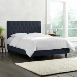 Promo π Skyline Furniture California King Skyline Tufted Linen Upholstered Panel Bed π― 14 Promo π Skyline Furniture California King Skyline Tufted Linen Upholstered Panel Bed π― -Beds Shop detailSKY1730