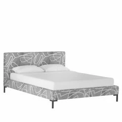 Deals 🥰 King Skyline Furniture Abstract Platform Bed ⭐ -Beds Shop detailSKY2234