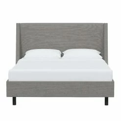 Best Pirce β California King Skyline Furniture Linen Nailbutton Wingback Platform Bed π 6 Best Pirce β California King Skyline Furniture Linen Nailbutton Wingback Platform Bed π -Beds Shop detailSKY2448