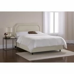 Discount π Skyline Furniture California King Notched Upholstered Bed π 12 Discount π Skyline Furniture California King Notched Upholstered Bed π -Beds Shop detailSKY863