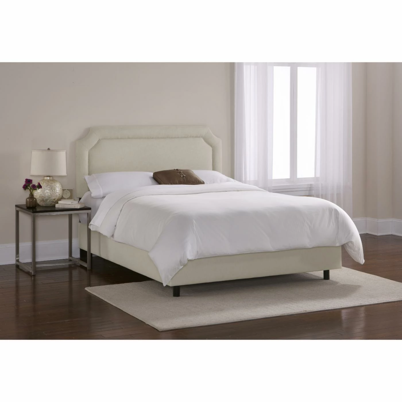 Discount π Skyline Furniture California King Notched Upholstered Bed π 5 Discount π Skyline Furniture California King Notched Upholstered Bed π - Image 3