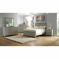 Cheap 🎉 King Steve Silver Co. Montana Rustic Panel Bed 😀 -Beds Shop detailSSC2959